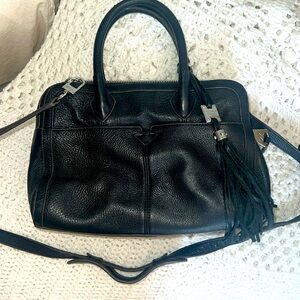 Aimee Kestenberg black leather purse